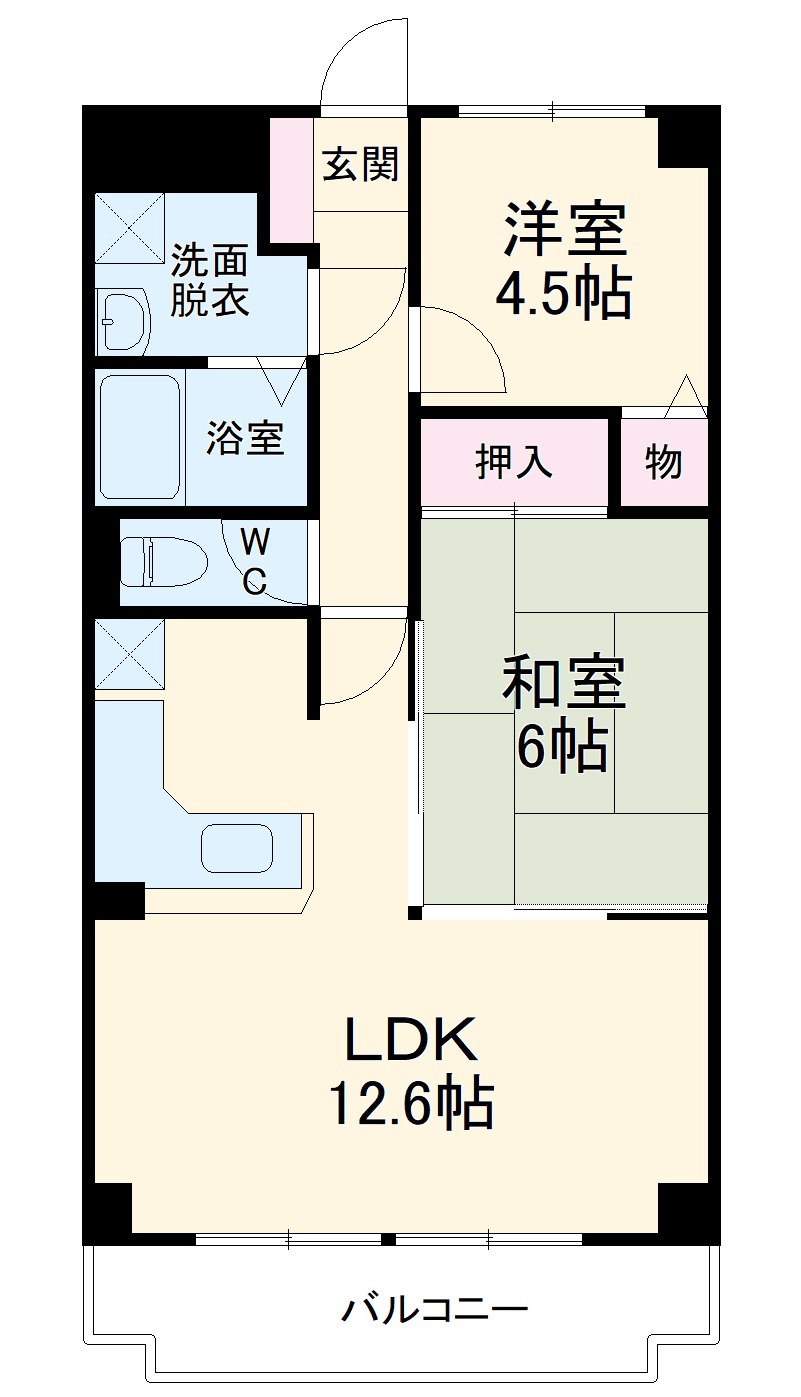 ボンヌ愛の間取り
