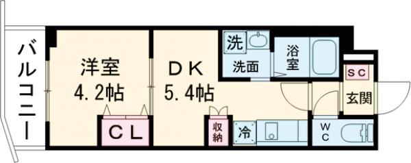 クラシー中野弥生町の間取り