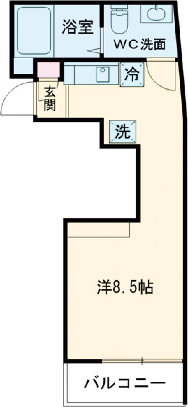 Glanz北千住Ⅱの間取り