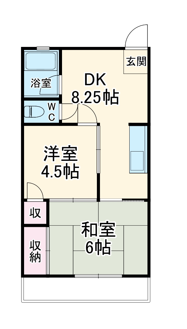向山コーポフタカミの間取り