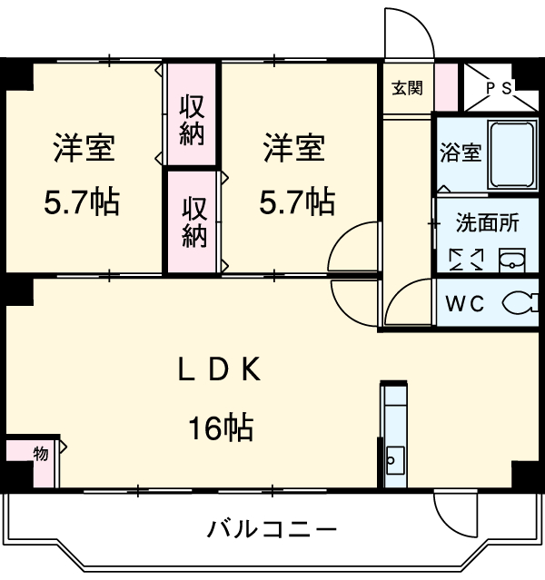M・ソレイユの間取り