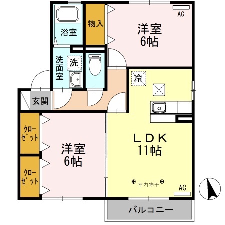 カーサ・ミリオーレ IIIの間取り