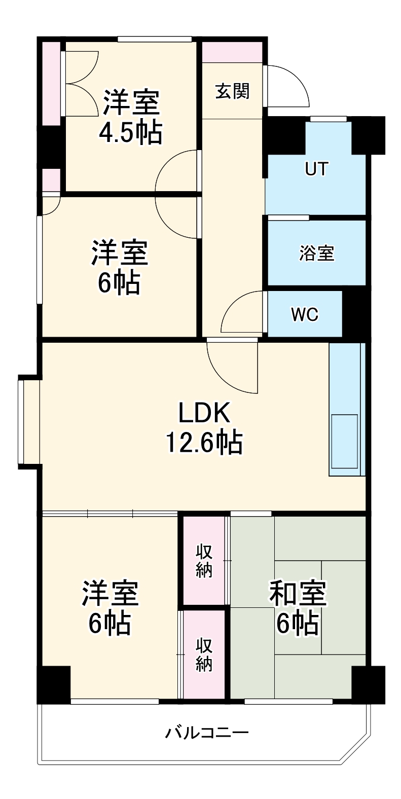シャルム稲毛の間取り