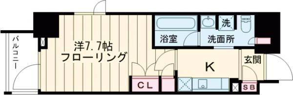 ステージファースト世田谷アジールコートの間取り