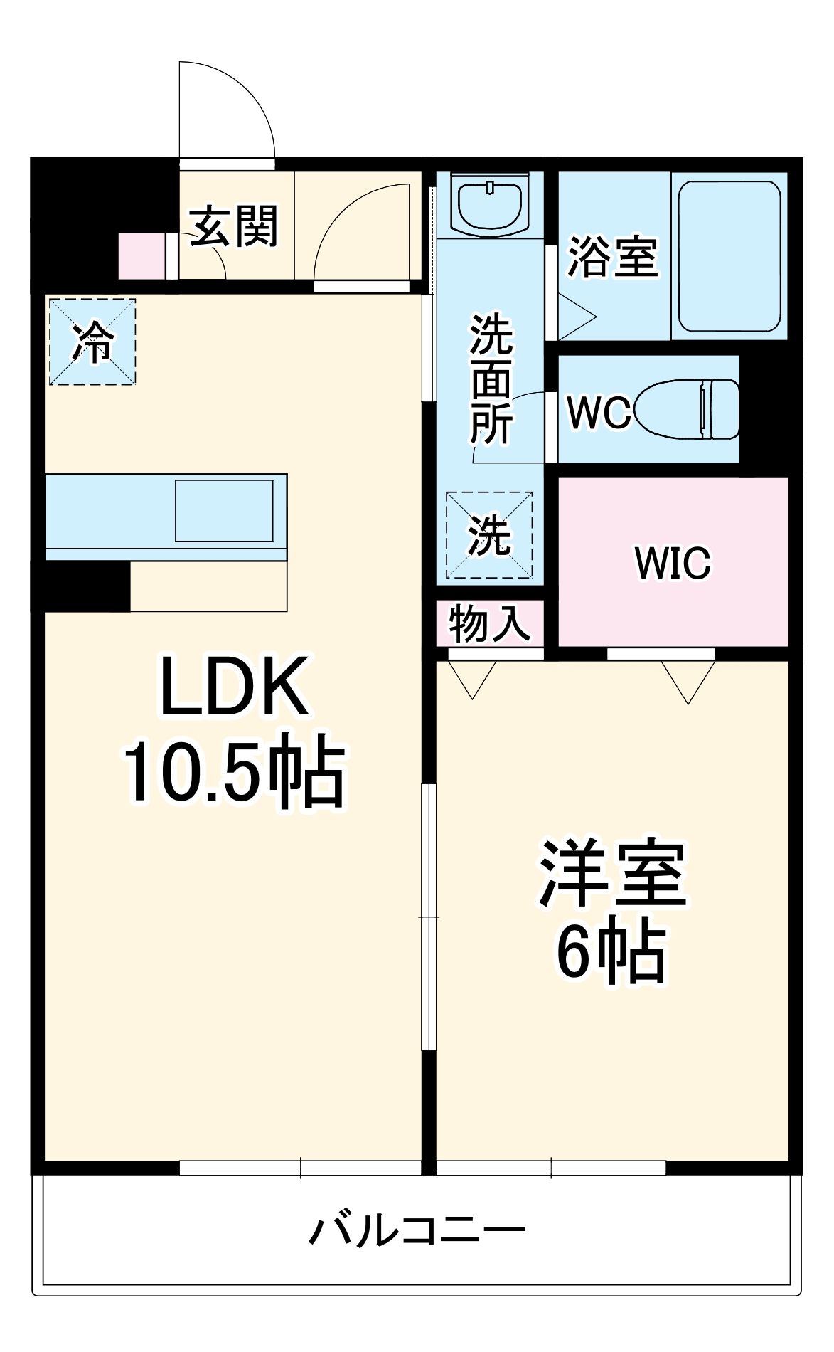 ルガーナの間取り