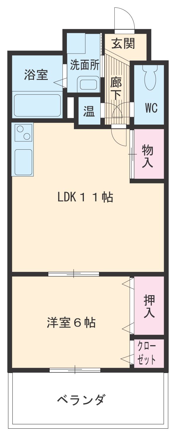 ファレノプシスの間取り