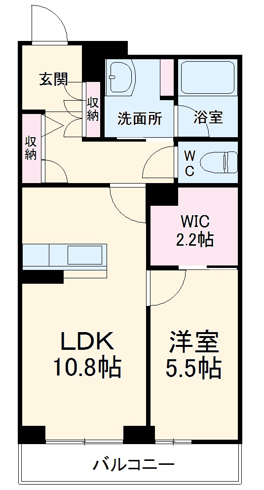 フォンターナ鈴谷の間取り