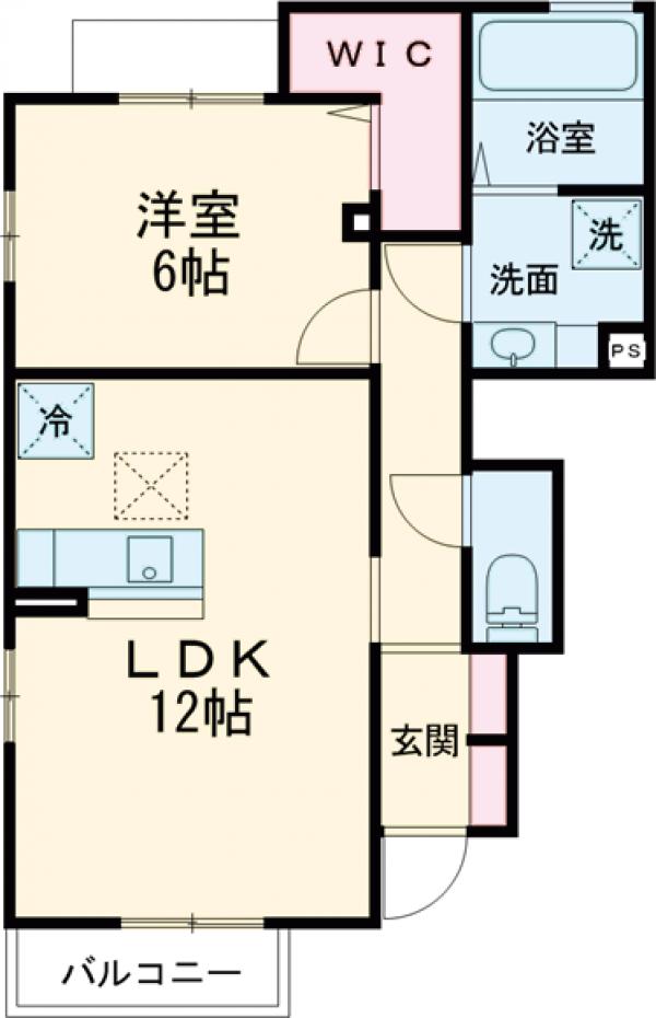 フェリース　カーサ・101号室の間取り