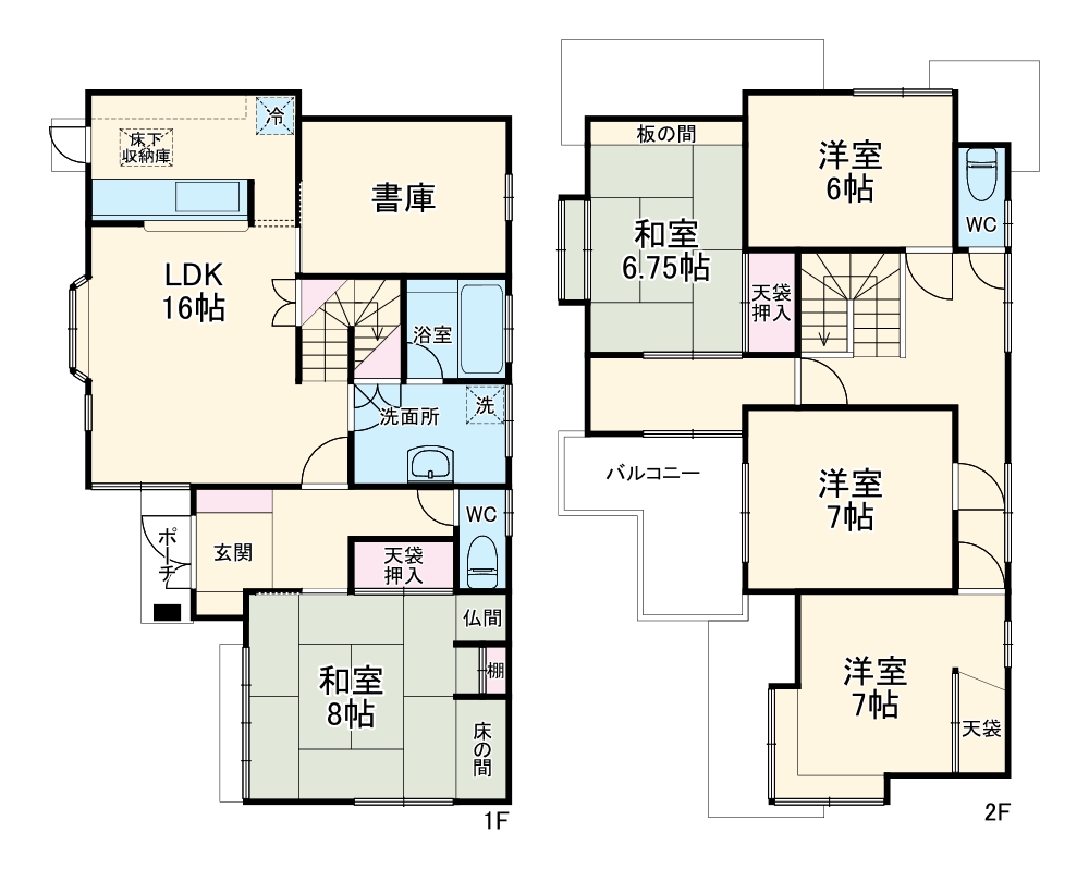 加須市向古河戸建の間取り