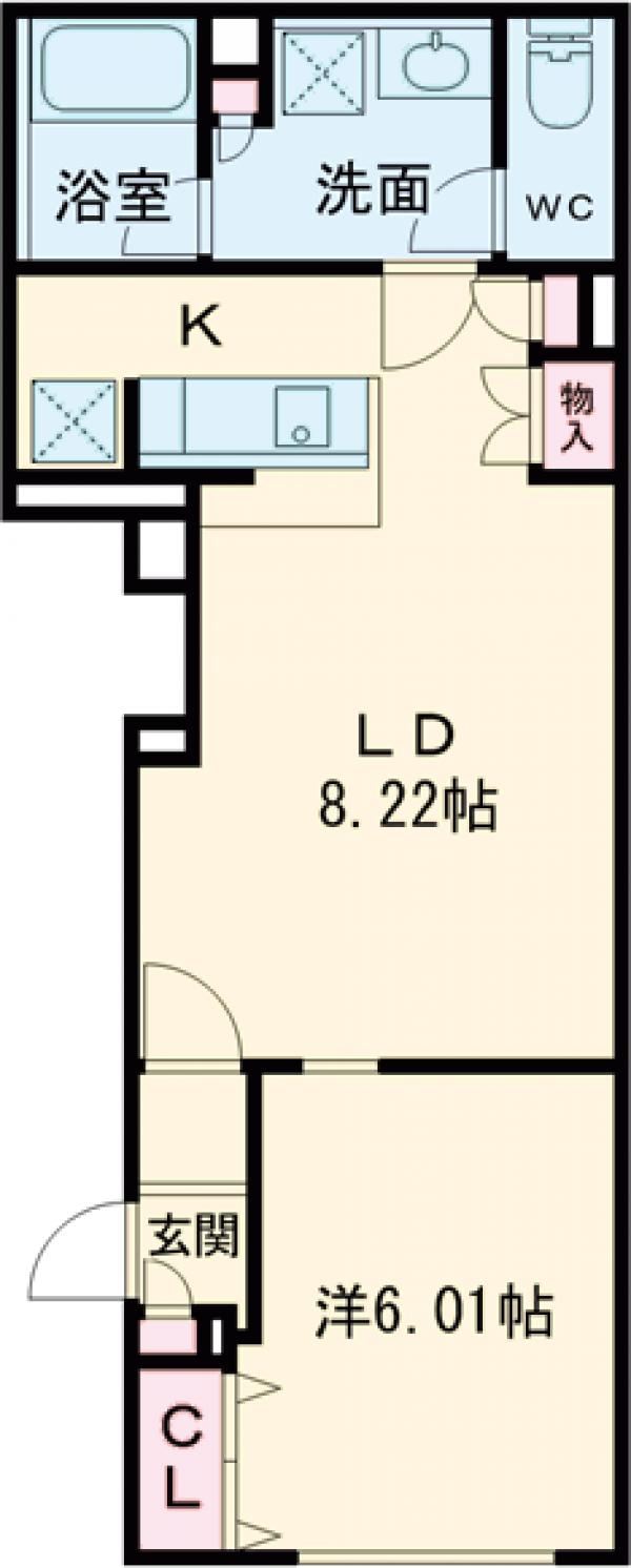 GRAN PASEO明大前Ⅲの間取り