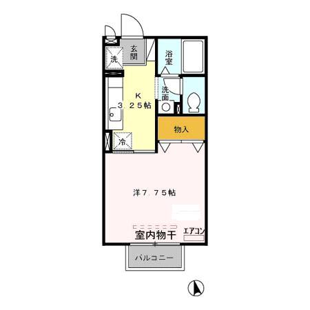 サンビレッジ足利の間取り