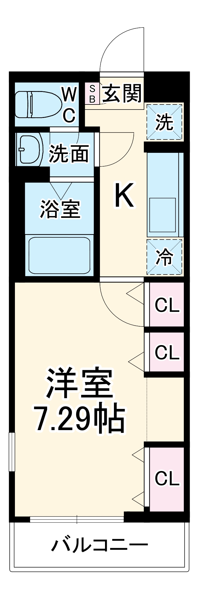 リブリ・宮原の間取り