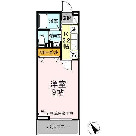 レジデンス甲州街道　Ⅰの間取り