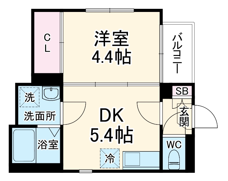 white peace 野立の間取り