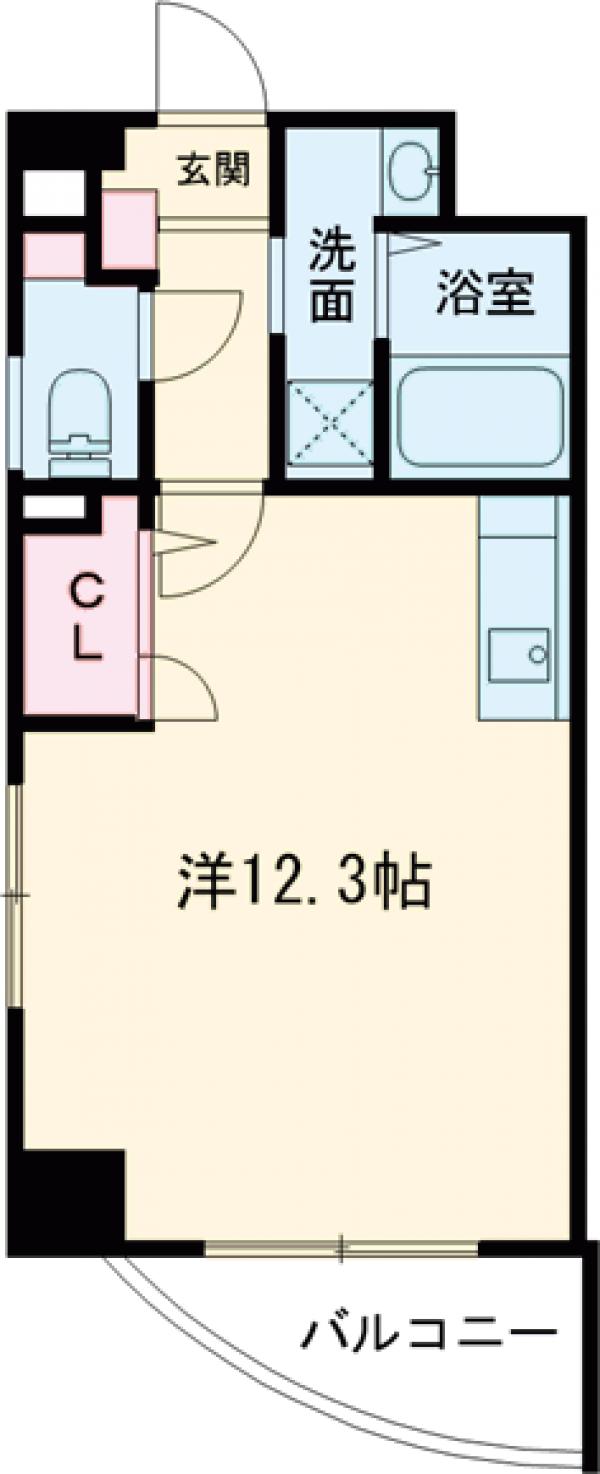 スーペリアニューハイム薬院の間取り