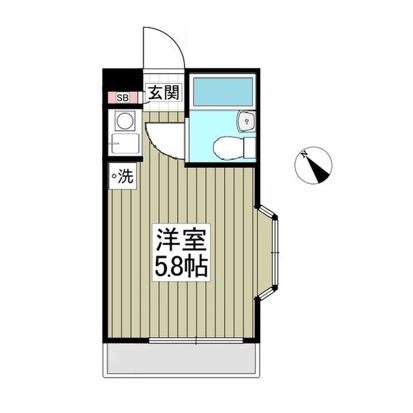 サンウィングBの間取り