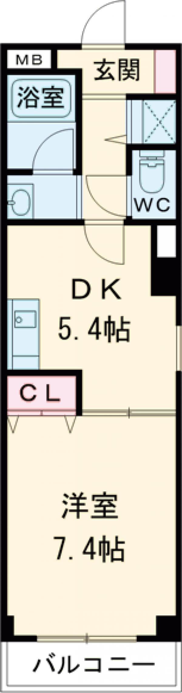 コートビレッジ駅前通りの間取り