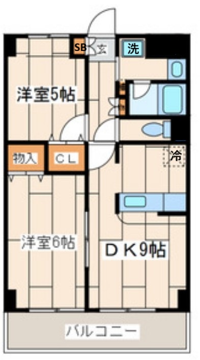 メゾンフローレの間取り