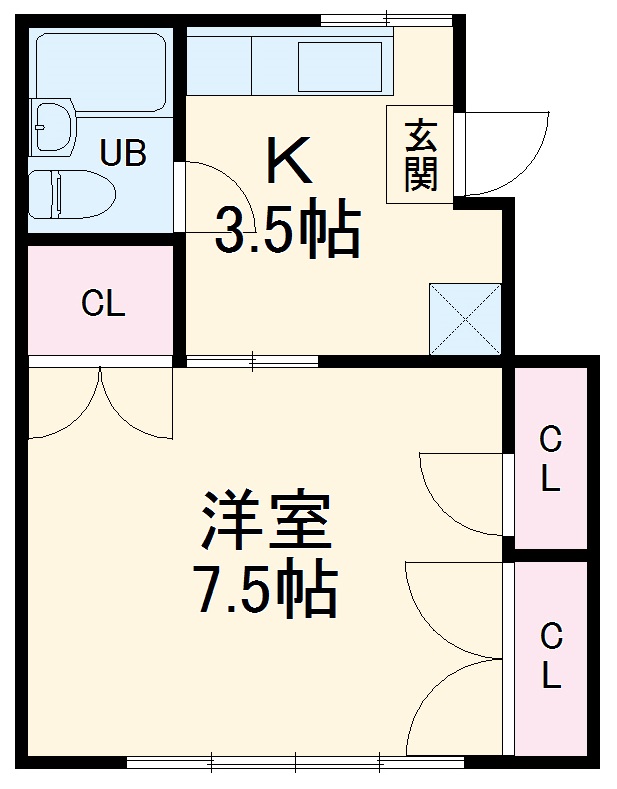青葉ハウスの間取り