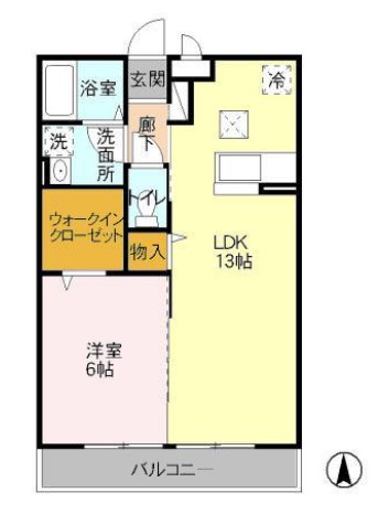 L´ARCHE(ラルシュ)の間取り