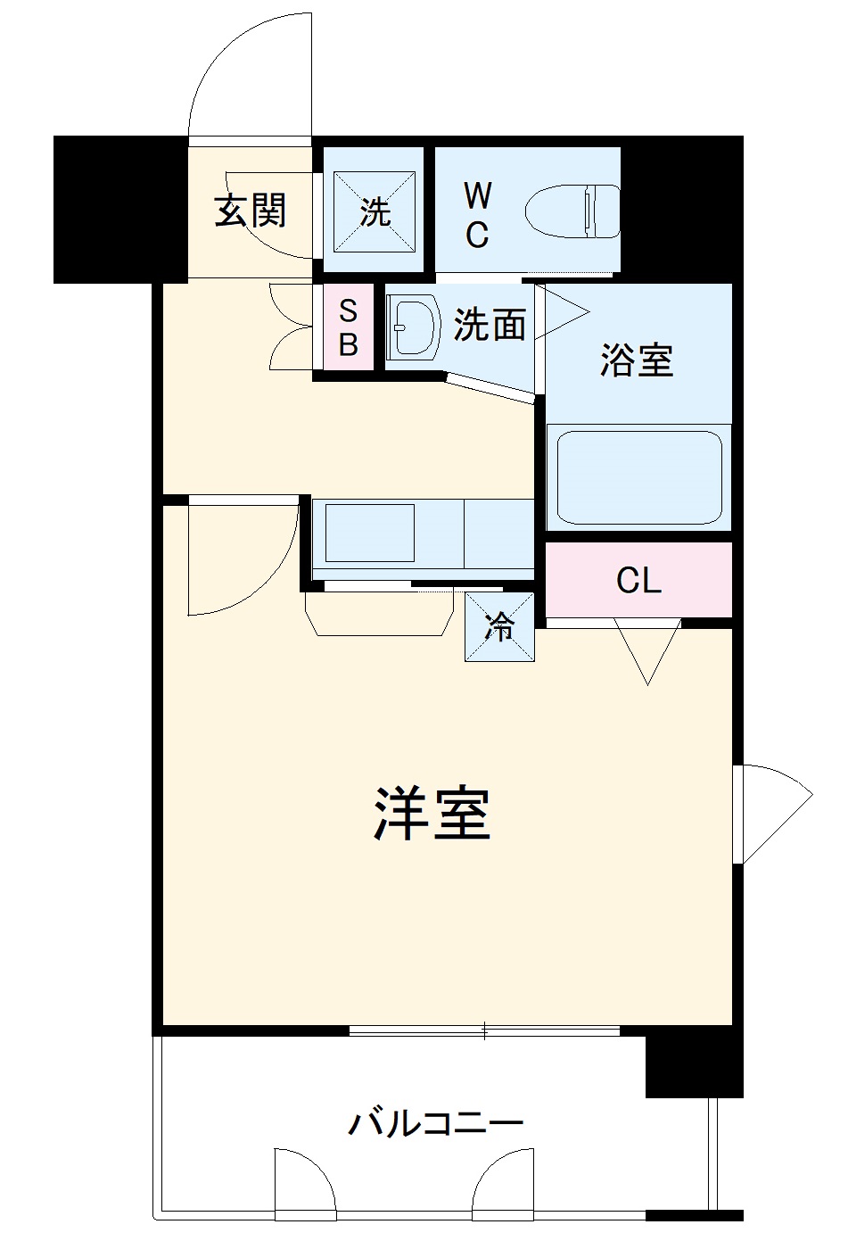 エンクレスト大手門Ⅱの間取り