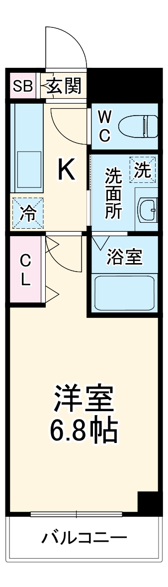 エミール新浦安の間取り