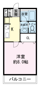 R-1 TOKURAの間取り