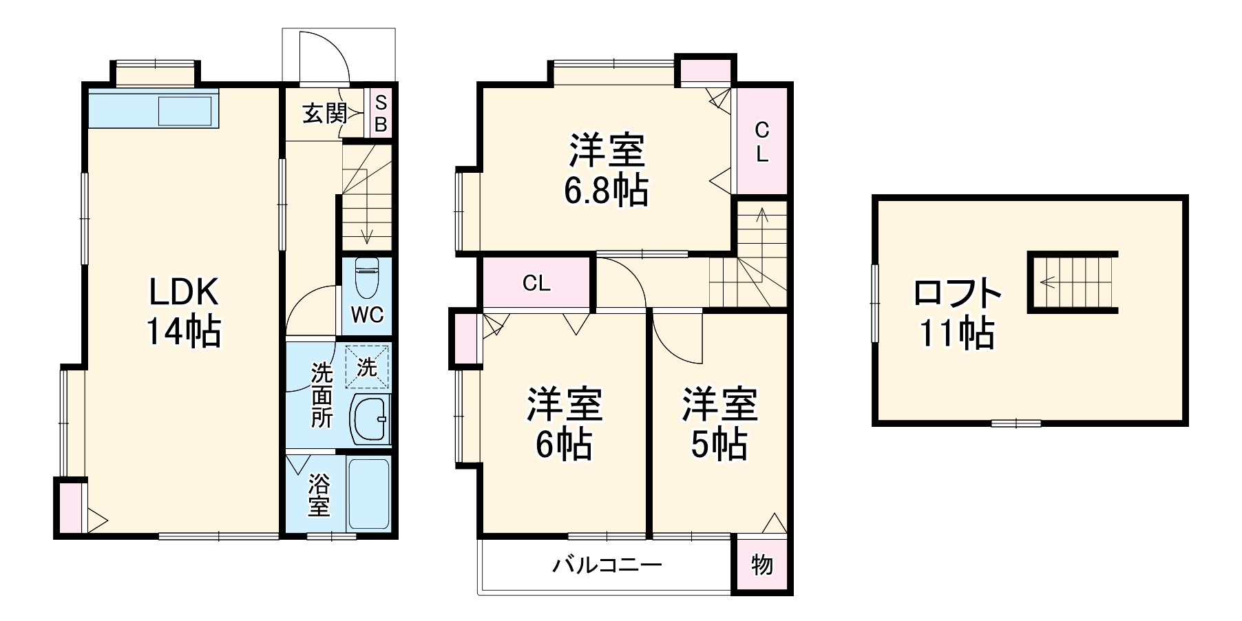 立石ハイツの間取り