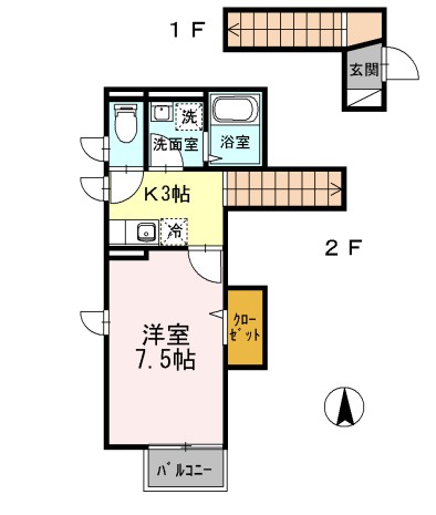 ウェールス多摩川の間取り