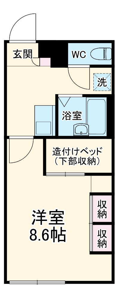 レオパレスシンフォニー成東の間取り