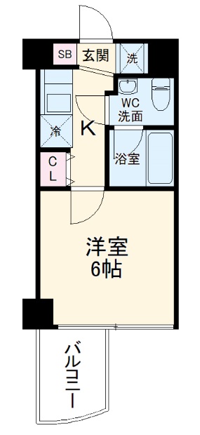 マーレ横浜白金の間取り
