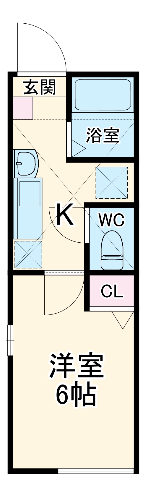メゾン野島の間取り