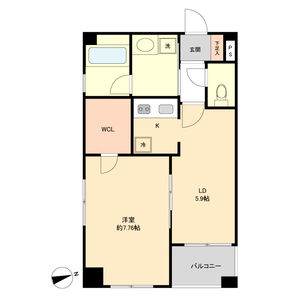 レインボーピア原の間取り