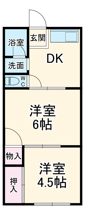 清水荘の間取り