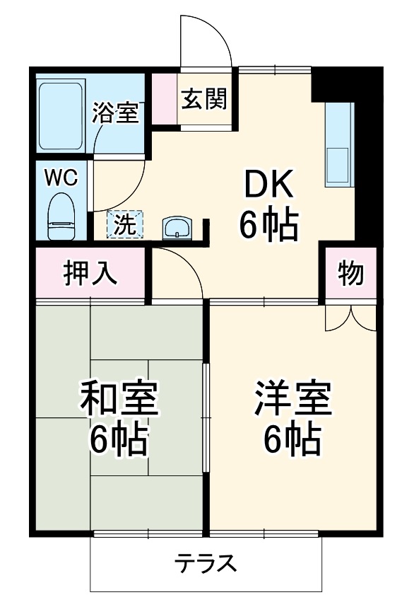 クラップコティの間取り