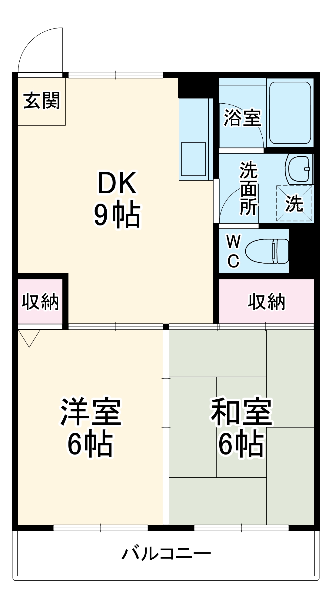 吉田マンションの間取り