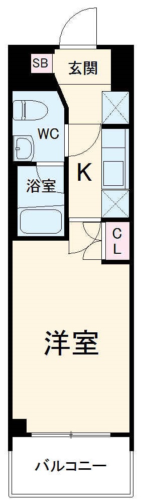 フェルクルールプレスト横浜弘明寺の間取り