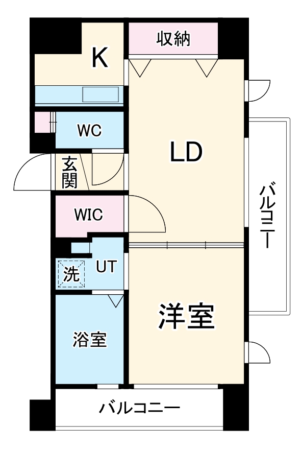 ルグラン弐番館の間取り