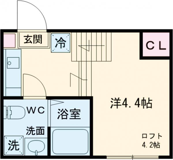 flat avenue koiwaの間取り