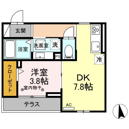 ONE TERMINAL PLACEの間取り