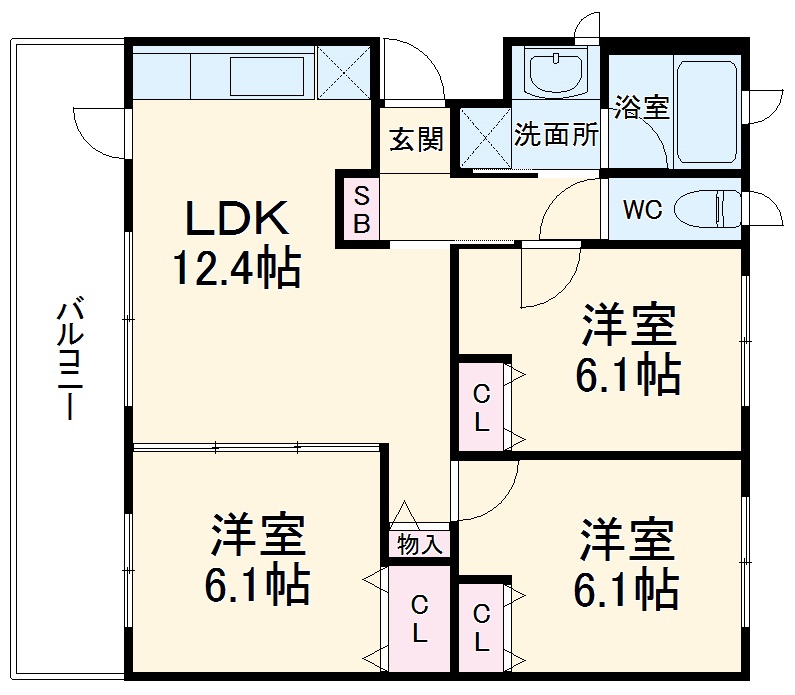 KENZO HAUS yokodaiの間取り