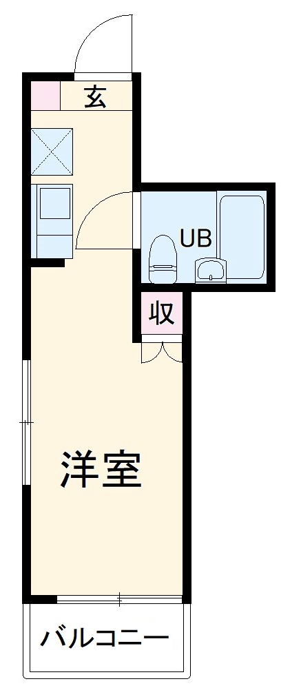 スカイコートたまプラーザの間取り