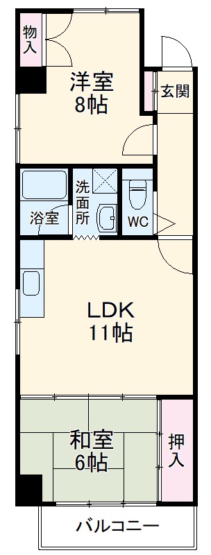 ファミリーハイツ柴田の間取り