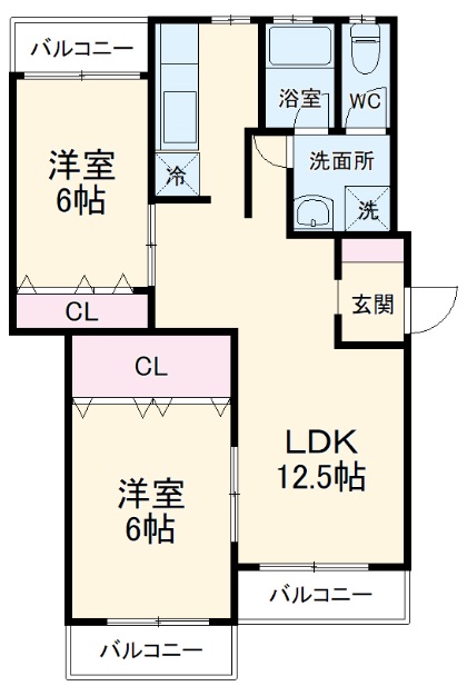 プリメーラミナミの間取り