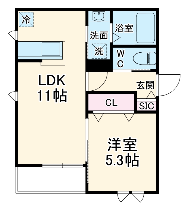 Lien S&Kの間取り