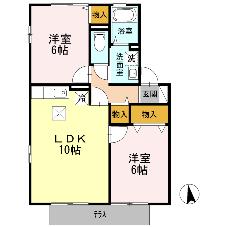 プリマヴェーラⅡの間取り