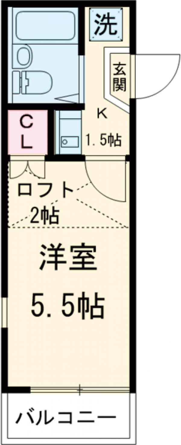パレス等々力伍番館の間取り