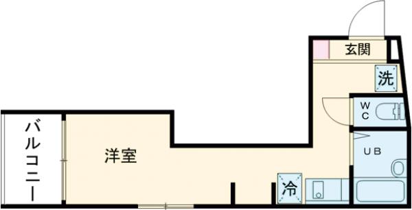 Viola 亀有Ⅰの間取り