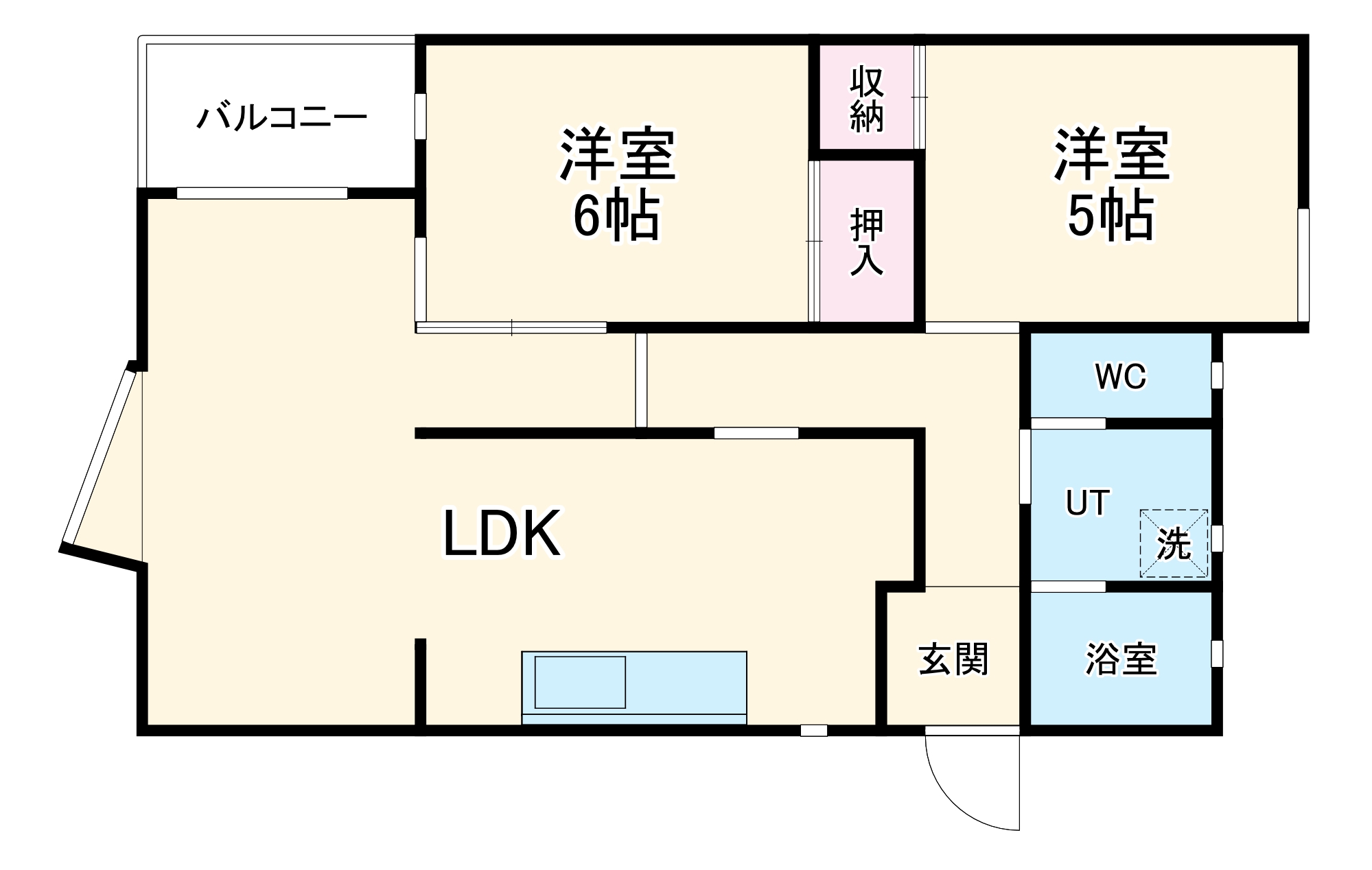 メゾンドグラースの間取り