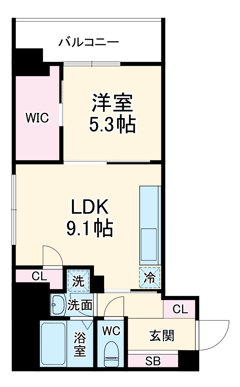 クレド新横浜の間取り